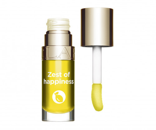 Lip oil 14 zest of hapiness opened clarins 33662