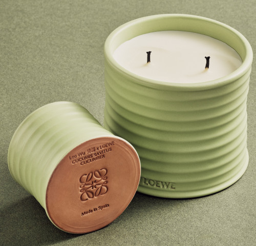 Loewe cucumber small medium candle no credits 33058