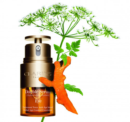 Clarins visual double serum eye cicutaria curcuma 29830