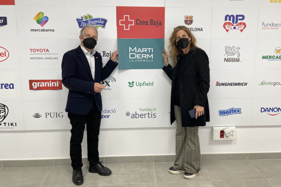 Josep quitet presidente de cruz roja catalun a junto a montse marti ceo de martiderm 29472