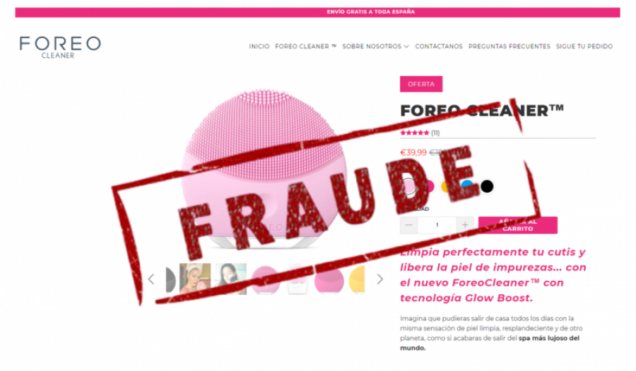 Fraude foreo 27635