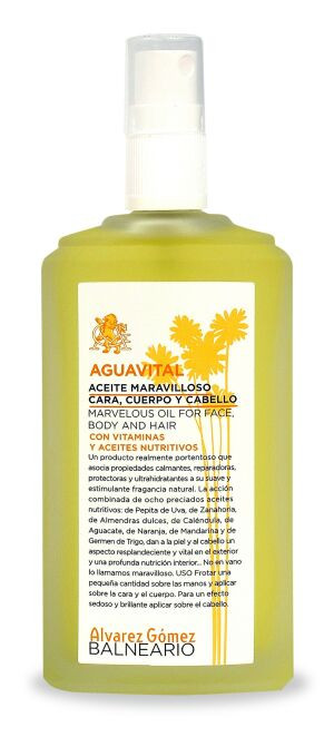 Aceite maravilloso av nuevo envase vidrio 13075