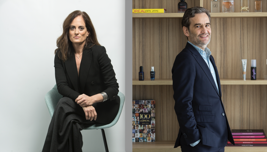 Ana jaureguizar y luc lanel LOREAL