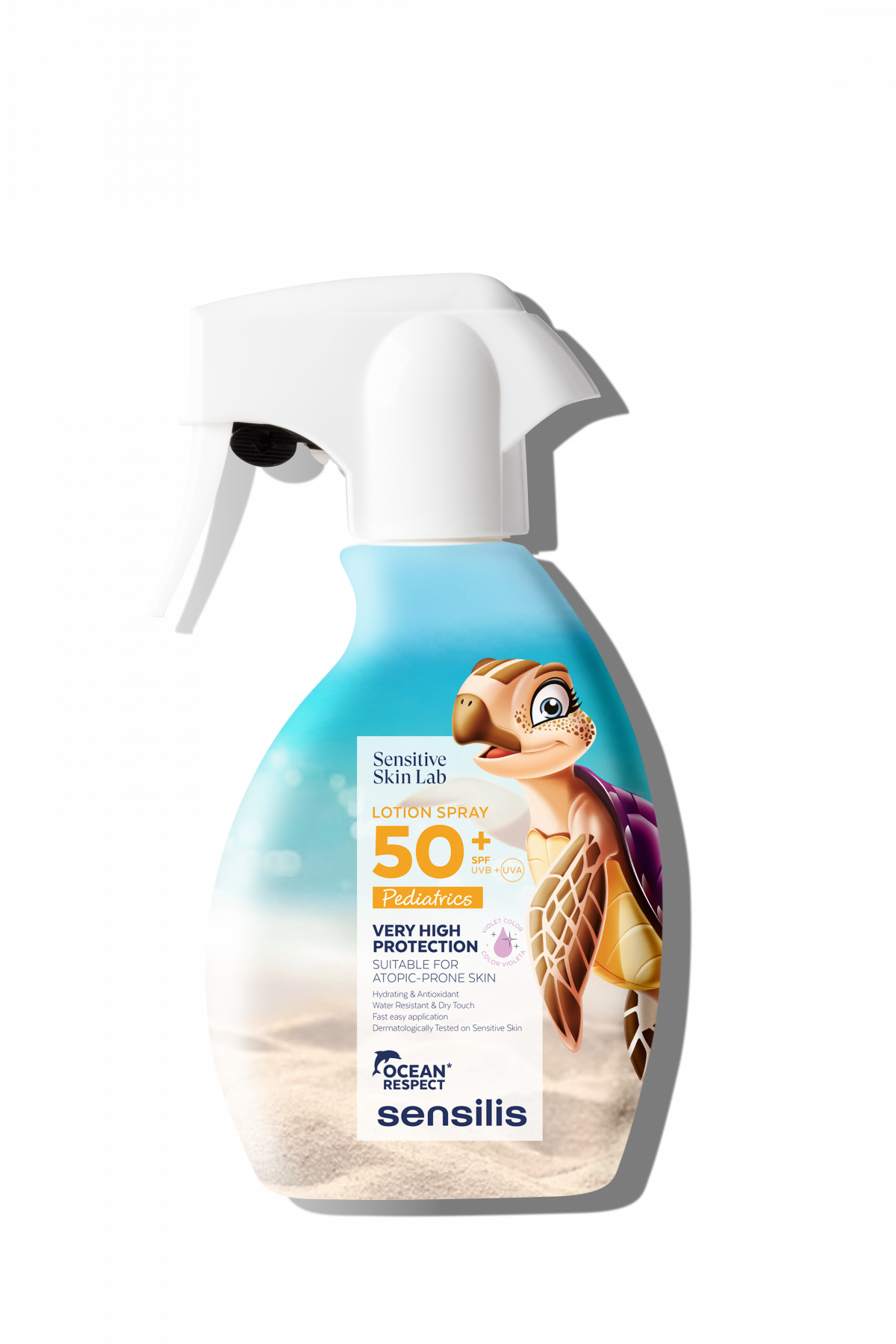 NEW   LOTION SPRAY 50  PEDIATRIC ALTA CON SOMBRA