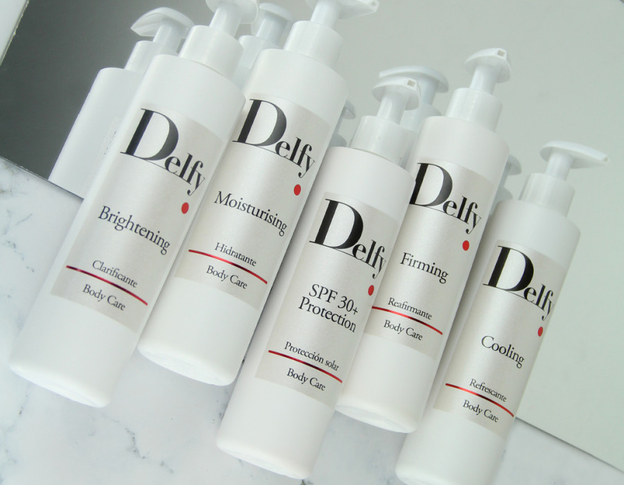 DELFY COSMETICS GAMA CORPORAL 5 PRODUCTOS