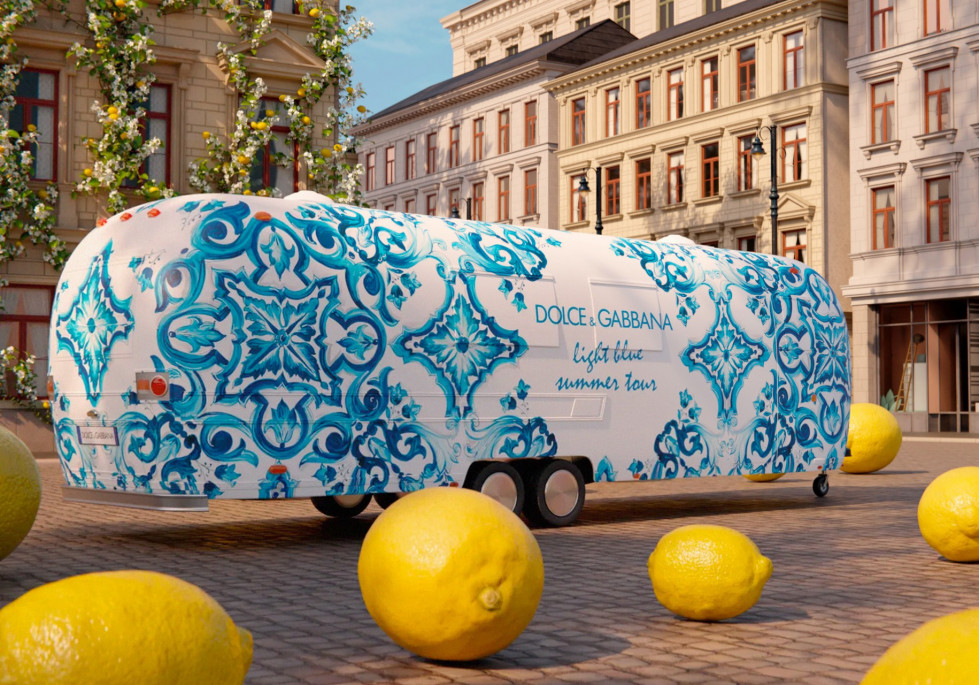 D&g light blue pop up
