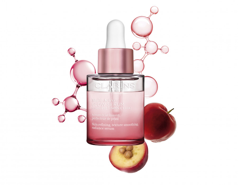 Clarins Muti Active Glow Serum & ingredietnes