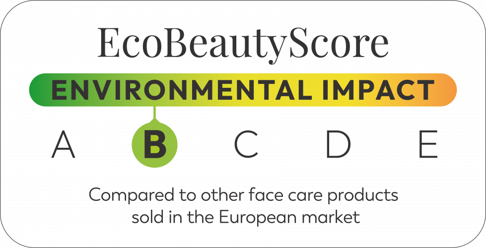 EcoBeautyScore A E ABCDE Scale   example score. Source  EcoBeautyScore Association